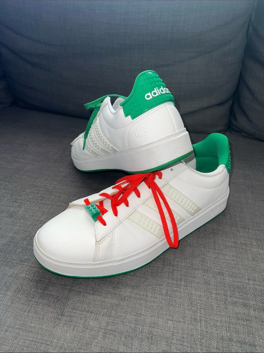 Adidas x LEGO Stan Smith style sneaker